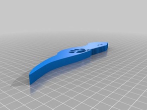 zombie slayer axe knuckles machete slicer included 3d printing 3d print model - Mito3D