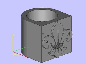 scout woggle os acessórios anel cachecol escotismo 3d print model - Mito3D
