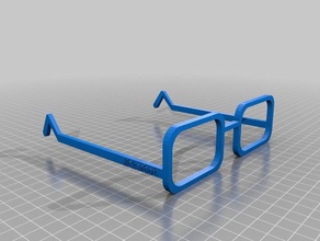 peggy hill glasses customized 3d print model - Mito3D