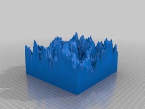 mountains models 3d print model - Mito3D