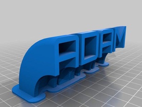 adam office personalizado 3d print model - Mito3D
