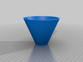 salto cone recipientes personalizado 3d print model - Mito3D
