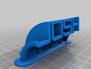 josh de la oficina personalizado 3d print model - Mito3D