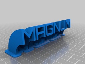 magnum office personalizzato 3d print model - Mito3D