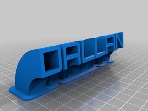 dallan office personalizado 3d print model - Mito3D