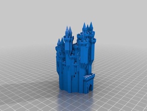 meine angepasste grand castle generator Gebäude Strukturen 3d print model - Mito3D