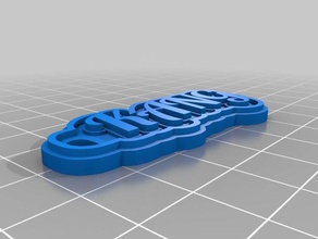 kang llaveros personalizado 3d print model - Mito3D