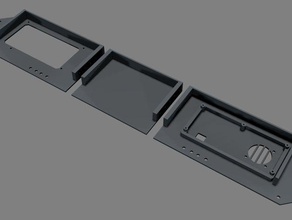 rb1 rbb piastra posteriore sistema di aggiornamento 3d la stampante parti Stampante aggiornamenti del espandibile rigidbot 2 staffe monte 3d print model - Mito3D
