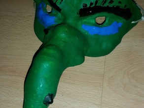 la bruja de máscara el traje costumechallenge halloween 3d print model - Mito3D