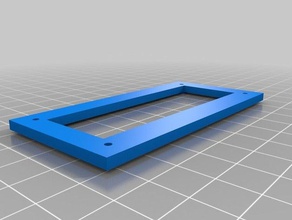 boitier pour ecran lcd arduino 2 lignes i2c Elektronik 3d print model - Mito3D