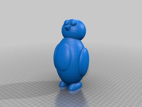 penguin game piece toys games 3d print model - Mito3D