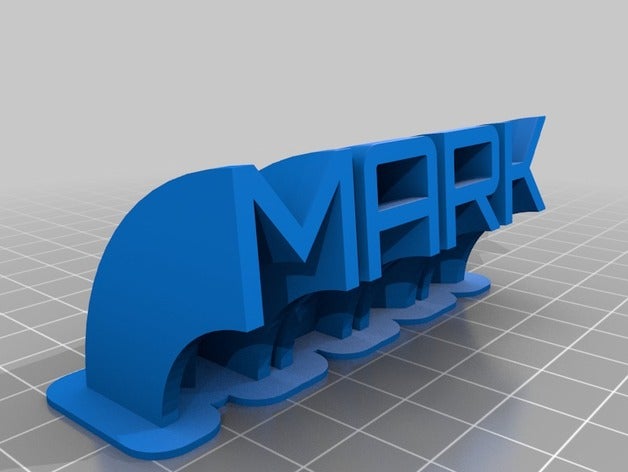 mark ofis özelleştirilmiş 3D print model - Mito3D