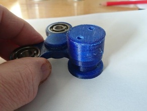 spinner rulman kaldırma skate tuşuna basın el araçlar fidget aletleri 3d print model - Mito3D