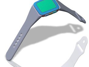 pebble Armband iwatch style Zubehör 3d print model - Mito3D