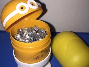 kinion surpresa de armazenamento do ovo ferramenta os titulares caixas a caixa reciclar upcycling 3d print model - Mito3D