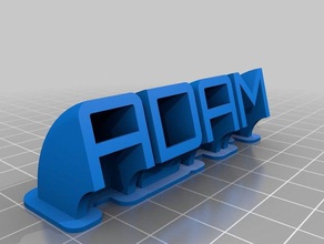 adam2 de la oficina personalizado 3d print model - Mito3D