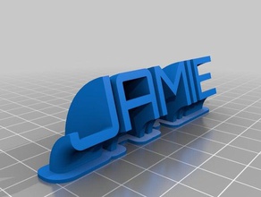 jamie2 de la oficina personalizado 3d print model - Mito3D