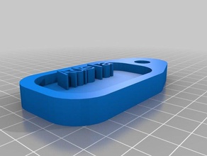 la mia chiave personalizzata bagagli quant'altro tag casa 3d print model - Mito3D