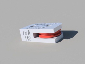 filament guide 608 Lager v2 einfach drucken 3d Drucker Teile 3d print model - Mito3D