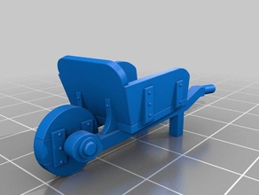 28mm wheelbarrow games guild ball 3d print model - Mito3D