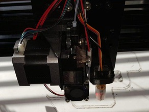 black widow titan mount bltouch 3d printer parts 3d print model - Mito3D