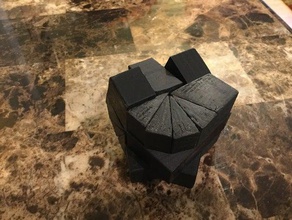 square-1 twisty puzzle 3d print model - Mito3D