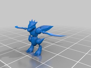 scyther pokemon toys games figures go toy 3d print model - Mito3D