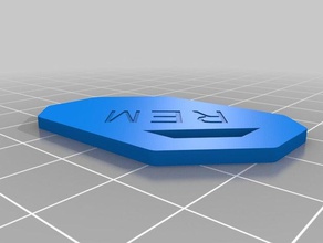 rem chaveiros personalizado 3d print model - Mito3D