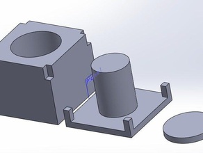 glace de verre maker 3d l'impression petit 3d print model - Mito3D