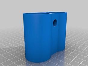 ft5 gluestick holster 3d printer parts 2020 extrusion folgertech ft-5 3d print model - Mito3D