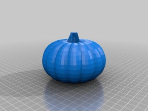 pumpkin generator decor openscad 3d print model - Mito3D