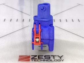 maquete zesty ágil, leve, direto unidade extrusora 3d a impressora extrusoras delta efetoras 3d print model - Mito3D