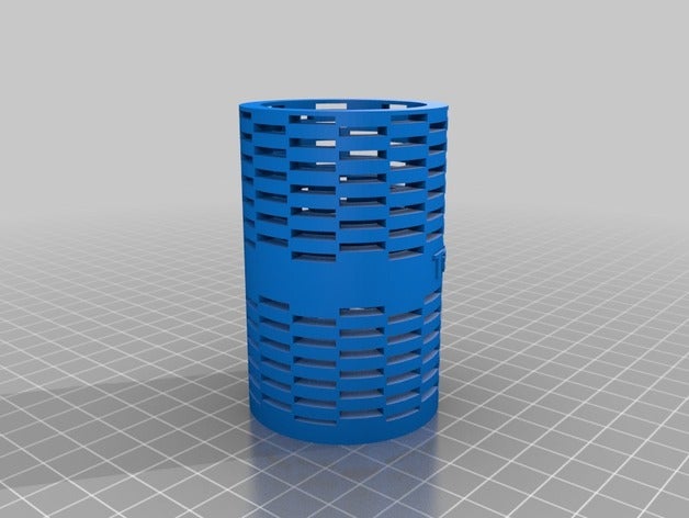 mon stylo personnalisé holdercontainer texte épaisseur les conteneurs 3D print model - Mito3D