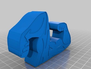 sedia gancio bicipiti famiglia appendiabiti 3d print model - Mito3D
