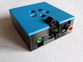 pi usb&spdif Soundkarte pcm2704 box - Elektronik digital die optische rasberry 3d print model - Mito3D