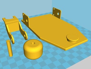 placa chasis del robot modelo los robots La impresión en 3d arduino el raspberry pi la robótica 3d print model - Mito3D