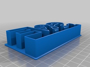 s&e cortador kitchen dining customized 3d print model - Mito3D