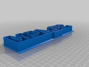 sis adm cortador a cozinha jantar personalizado 3d print model - Mito3D