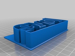 lovemin cortador a cozinha jantar personalizado 3d print model - Mito3D