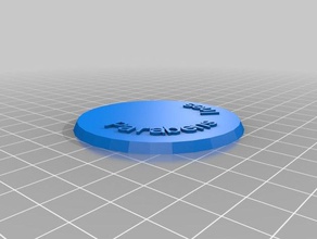meu personalizadas em miniatura pedestal w de texto adereços personalizado 3d print model - Mito3D