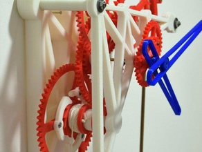 septimus clock mechanical toys 3d print model - Mito3D