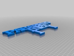 meine angepasste variable Wort Skulptur Skulpturen 3d print model - Mito3D