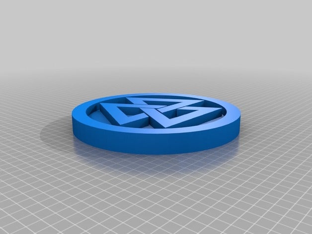 valknut decor 3D print model - Mito3D
