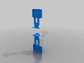 vista lateral espelhos rc veículos rastreamento de escala espelho retrovisor 3d print model - Mito3D