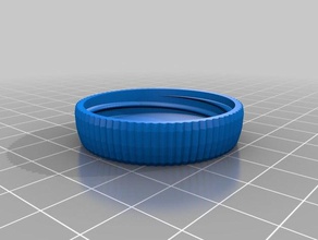 meine angepasste container gerändelt 22x32 Deckel Container 3d print model - Mito3D