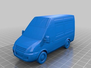 van car vehicles architecture model truck 3d print model - Mito3D