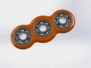 fidget duo-spinner diğer oyuncak spinner 3d print model - Mito3D