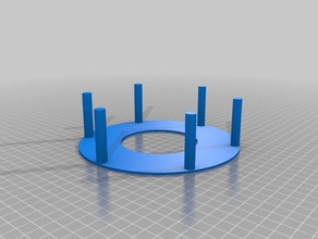 flujo delta de cola recreo cubierta 3d la impresora accesorios 3d print model - Mito3D