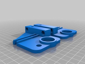 my customized prusa i3 pro axis top brackets blocks strengthening rods 3d printer parts 3d print model - Mito3D