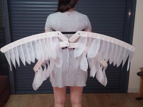 awesome moving wings costume costumechallenge 1577 3d print printed cool foam board inventor 3d print model - Mito3D
